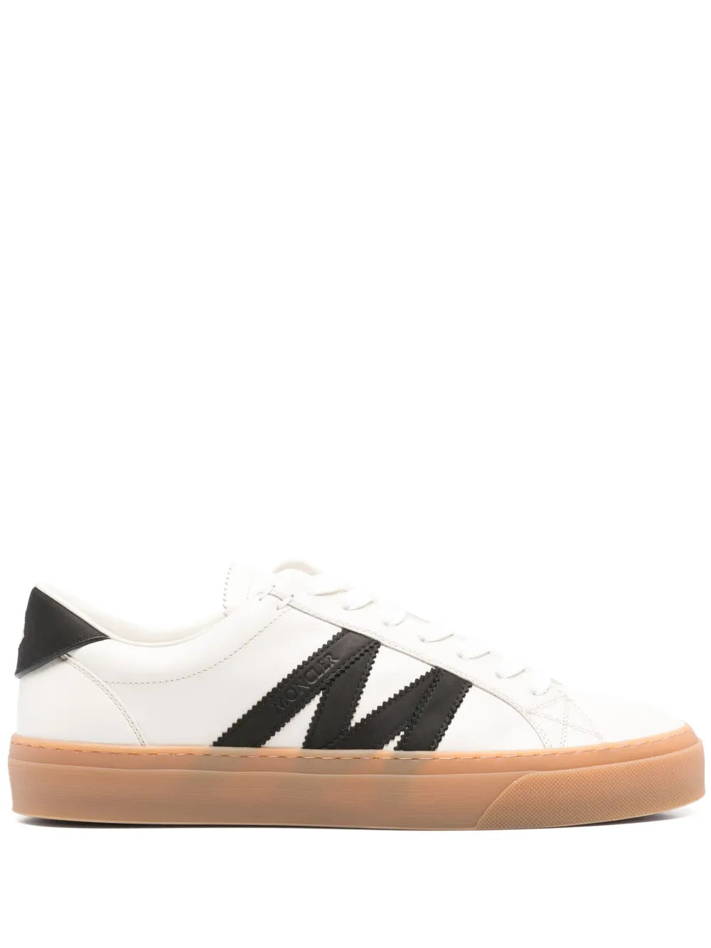 Moncler Monaco2 Leather Sneakers Grazuv Mart