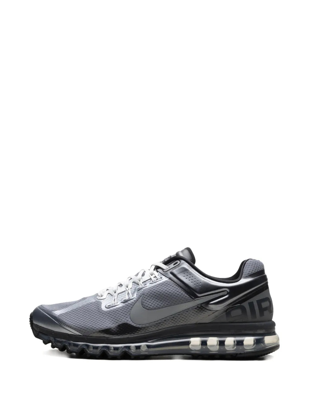 Nike Air Max 2013 Metallic Cool Grey Sneakers.