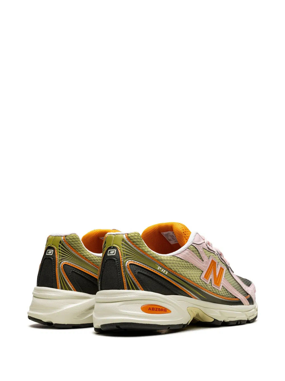 New Balance 740 Concepts Saign  -  Icy Pink/Forest Night/Flame Orange/Sylvan Green Sneakers Grazuv Mart
