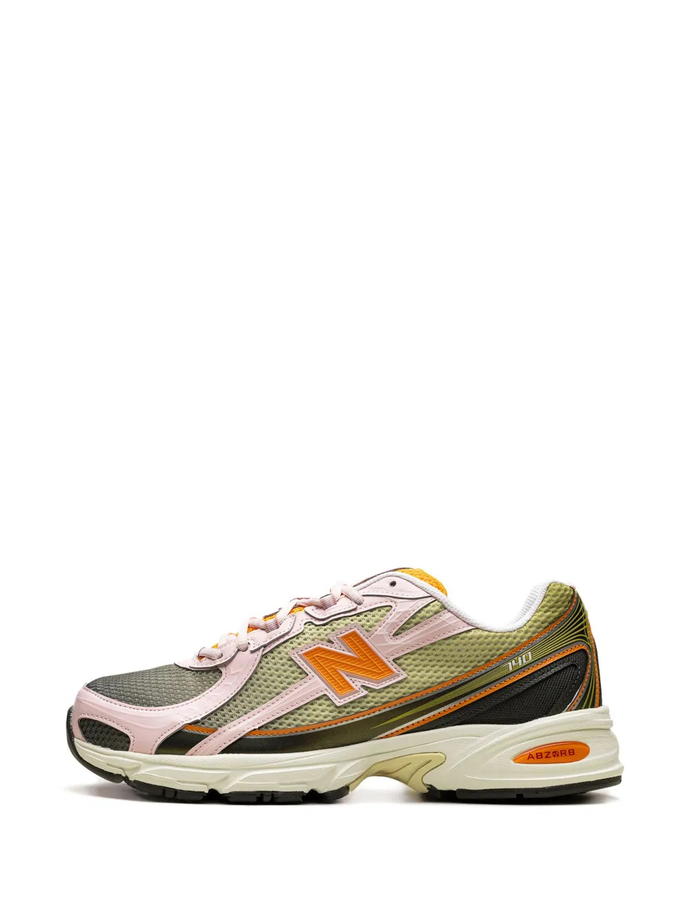 New Balance 740 Concepts Saign  -  Icy Pink/Forest Night/Flame Orange/Sylvan Green Sneakers Grazuv Mart