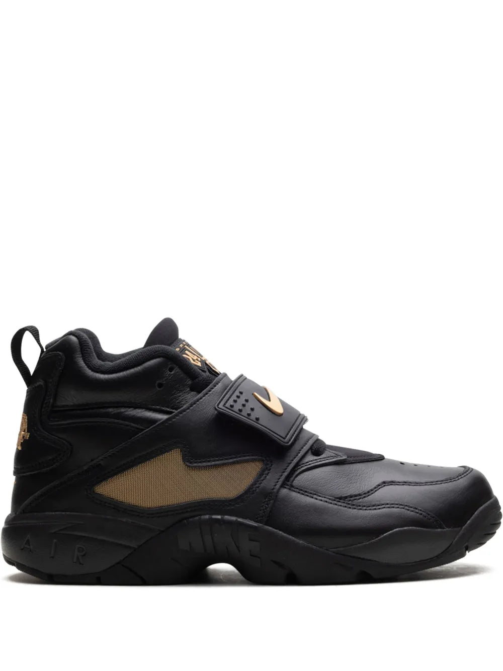 Nike Air Diamond Turf Signing Day - Black/Metallic Gold Sneakers Grazuv Mart