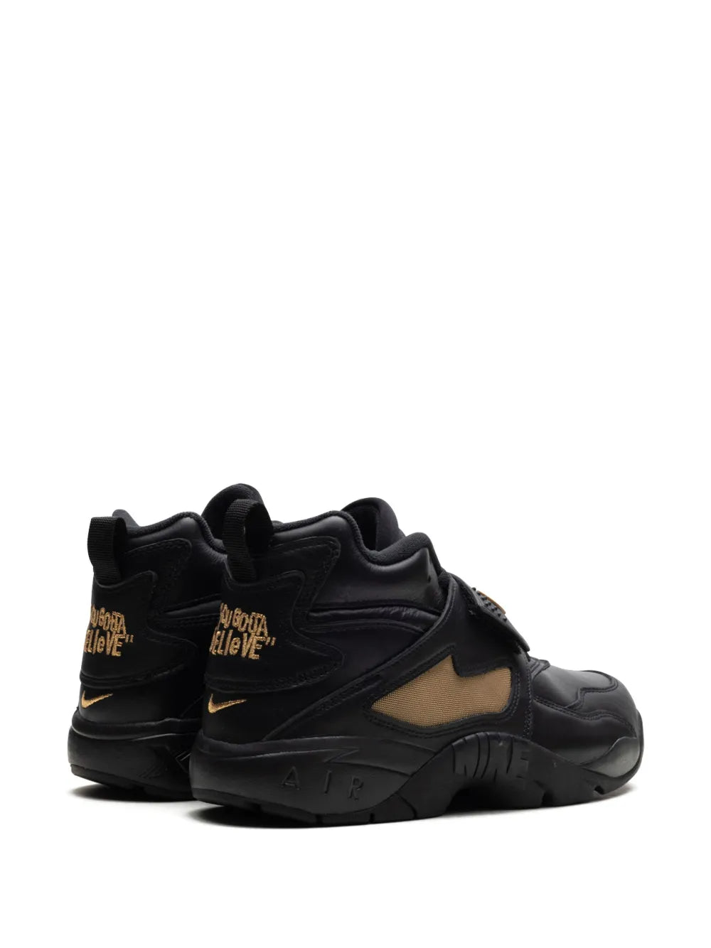Nike Air Diamond Turf Signing Day - Black/Metallic Gold Sneakers Grazuv Mart