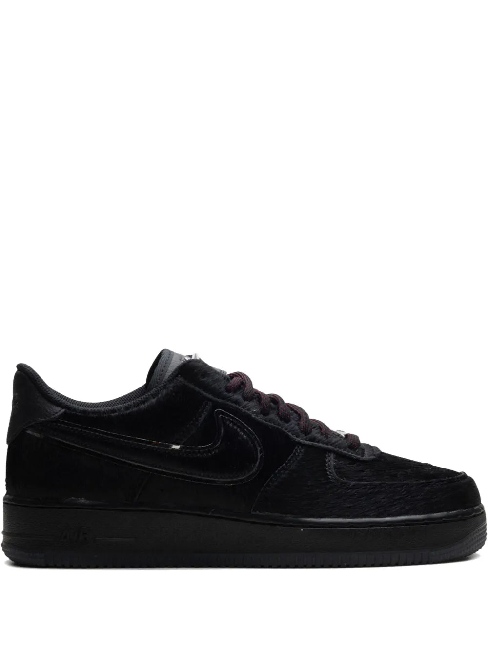 Nike Air Force 1 Low Vuu Panthers Black/Team Maroon/Metallic Silver Sneakers Grazuv Mart