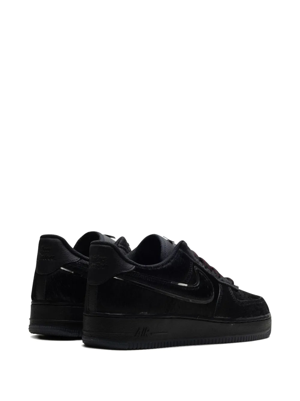 Nike Air Force 1 Low Vuu Panthers Black/Team Maroon/Metallic Silver Sneakers Grazuv Mart