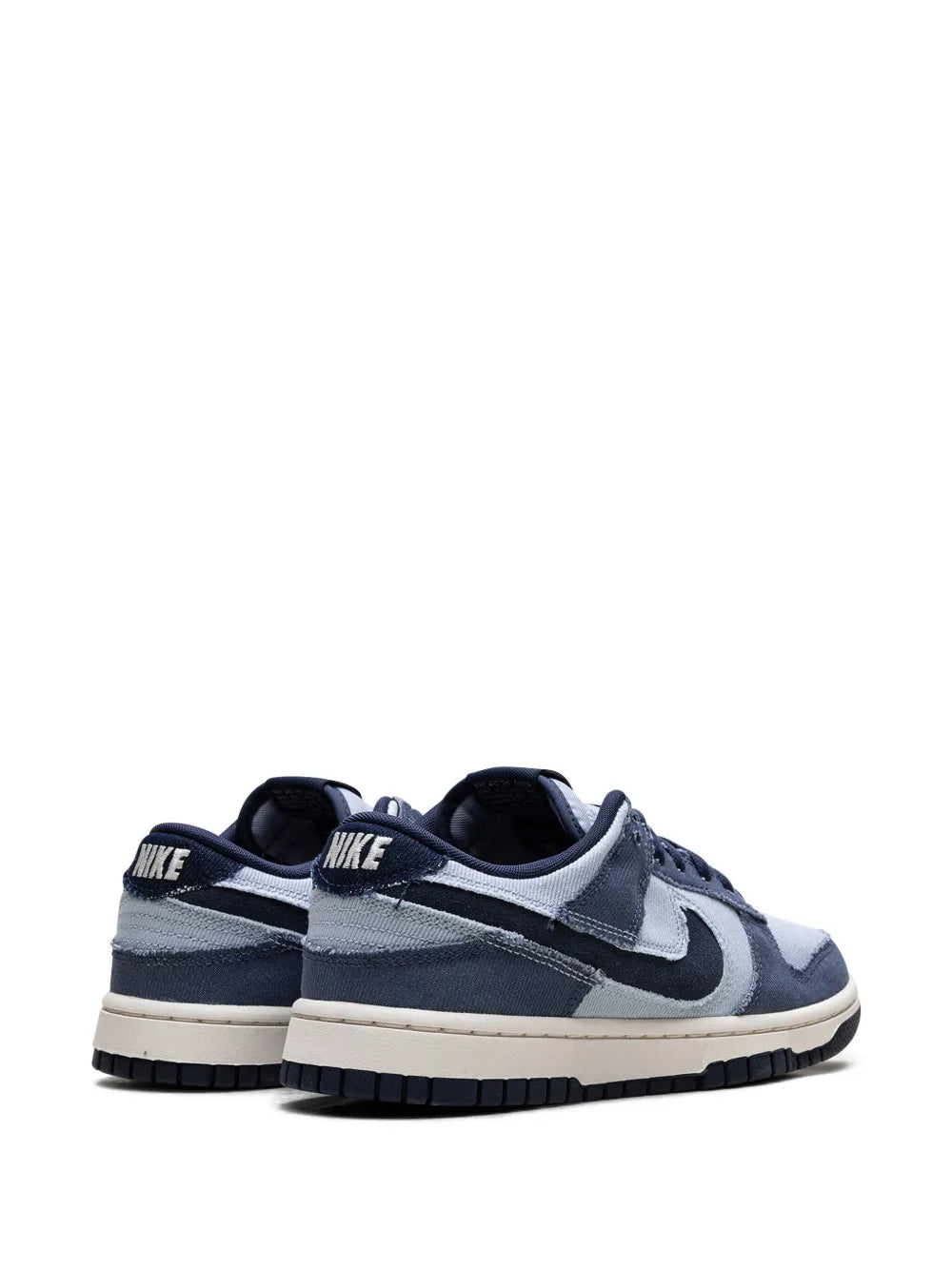 Nike Dunk Low Light Armory Blue Denim Sneakers Grazuv Mart