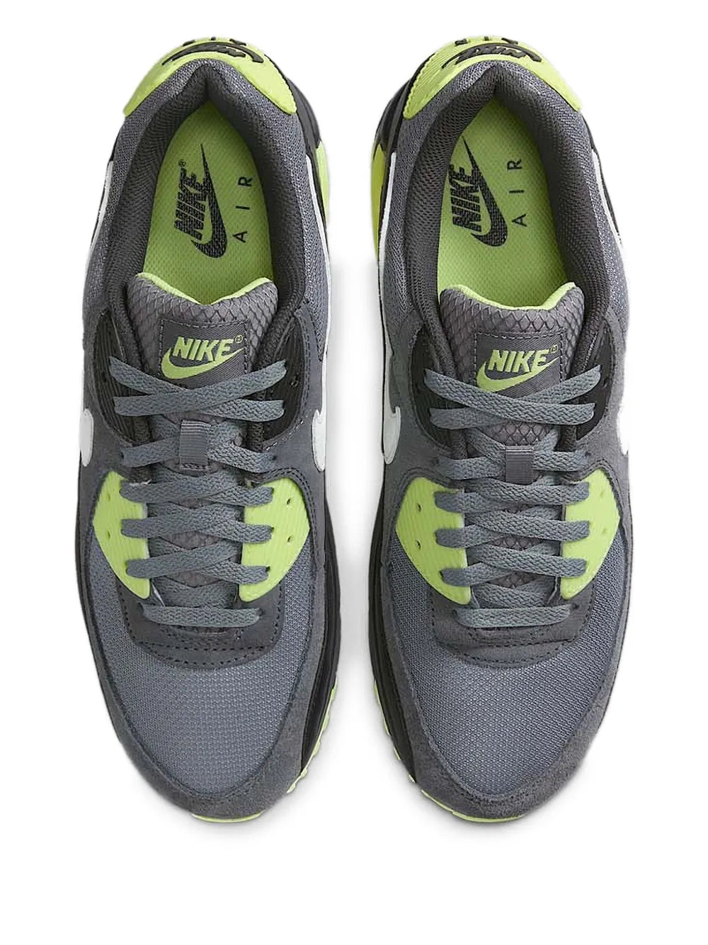 Nike Air Max 90 Smoke Grey/Light Lemon Twist Sneakers Grazuv Mart