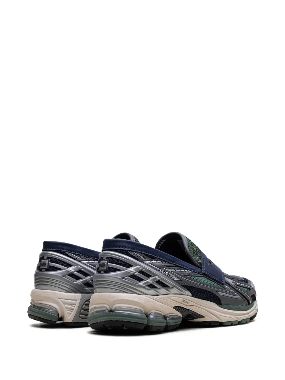 New Balance 1906L Silver Metallic/Navy/Dark Juniper Loafers Grazuv Mart