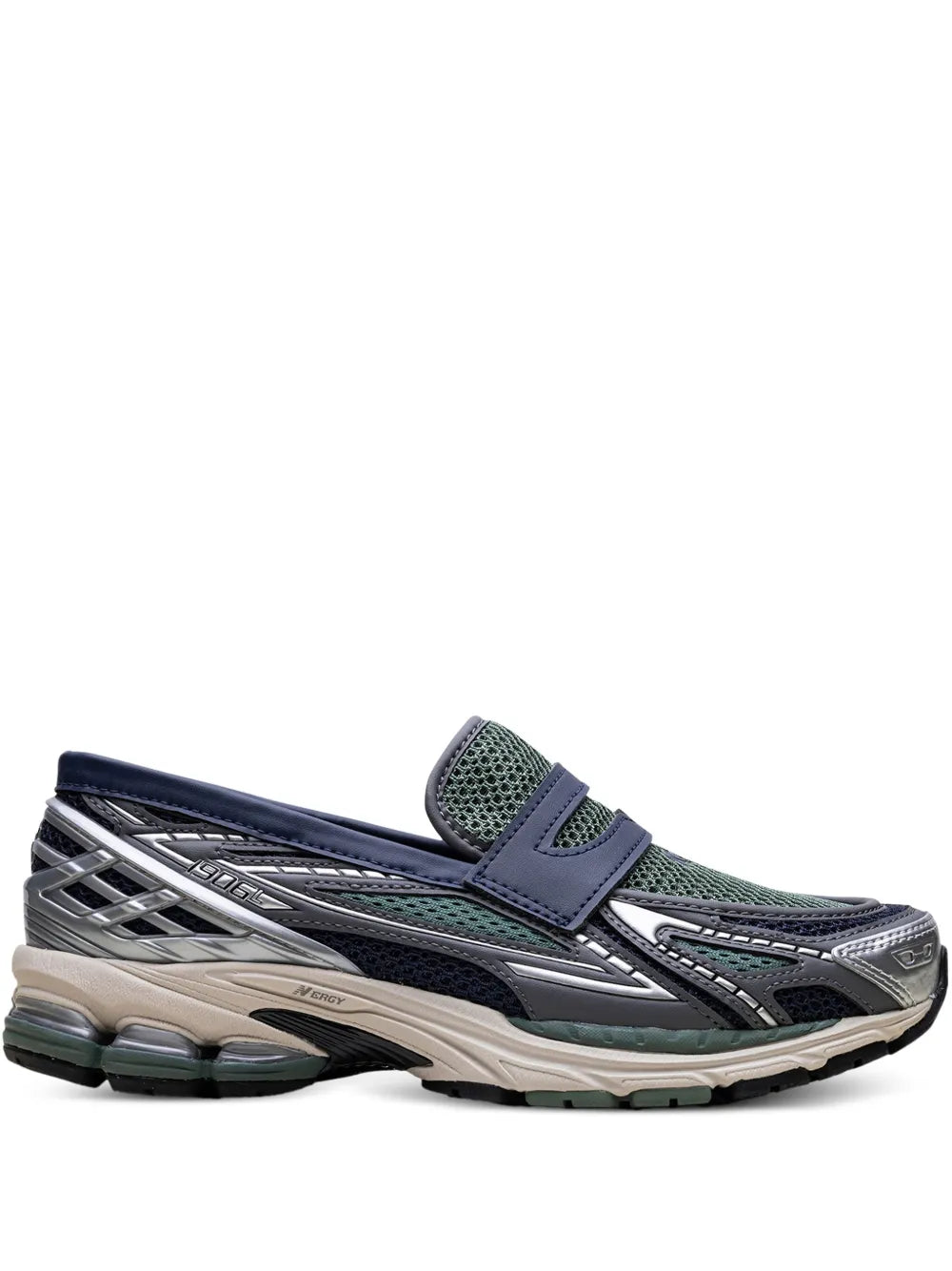 New Balance 1906L Silver Metallic/Navy/Dark Juniper Loafers Grazuv Mart