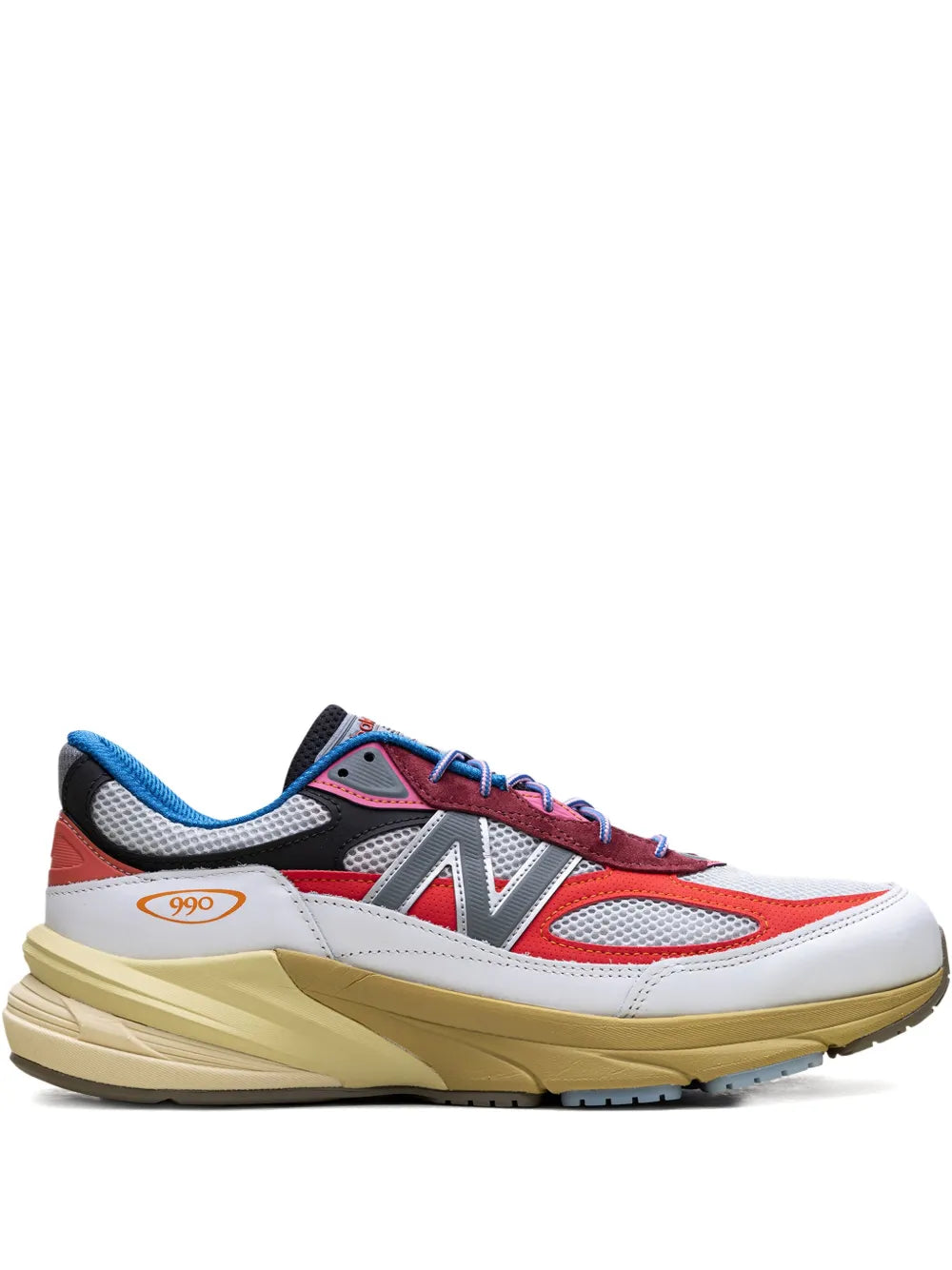 New Balance 990 Action Bronson- Hi/Pink/Royal Blue Sneakers Grazuv Mart