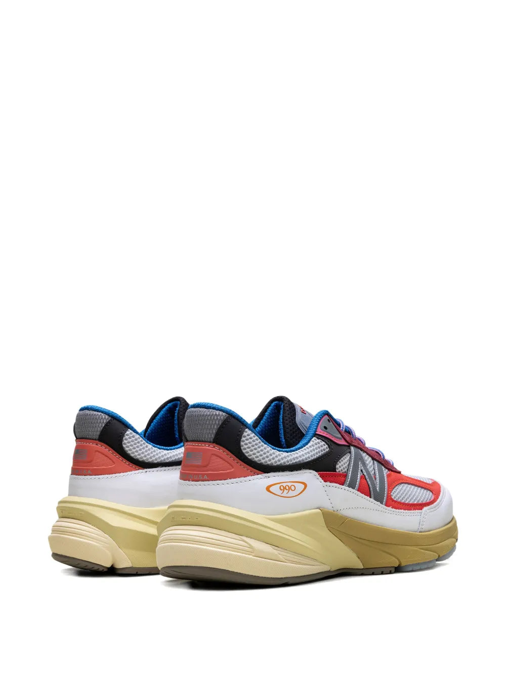 New Balance 990 Action Bronson- Hi/Pink/Royal Blue Sneakers Grazuv Mart