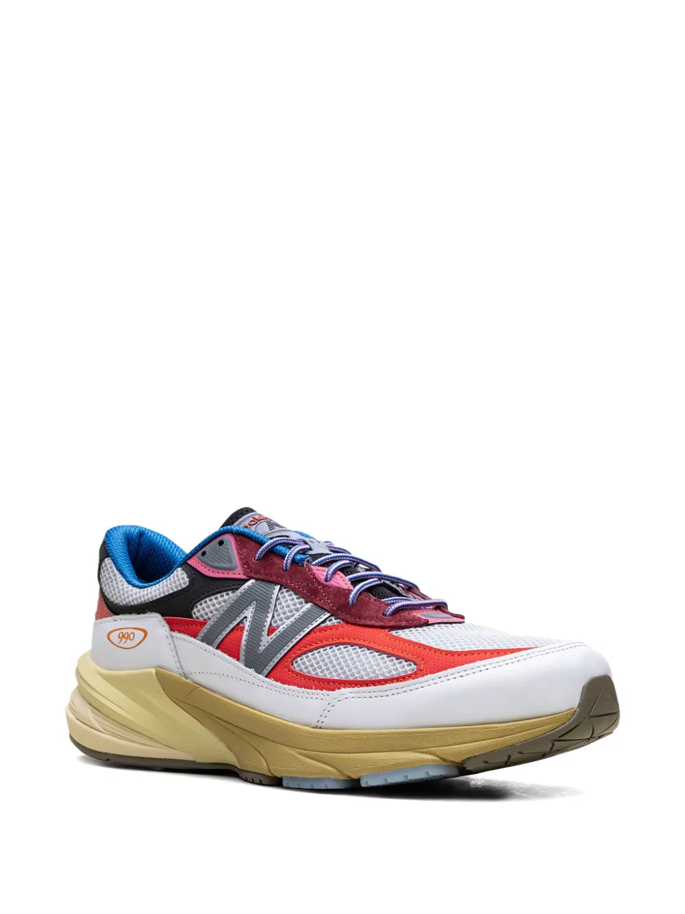 New Balance 990 Action Bronson- Hi/Pink/Royal Blue Sneakers Grazuv Mart