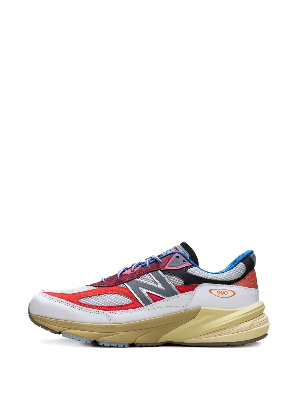 New Balance 990 Action Bronson- Hi/Pink/Royal Blue Sneakers Grazuv Mart