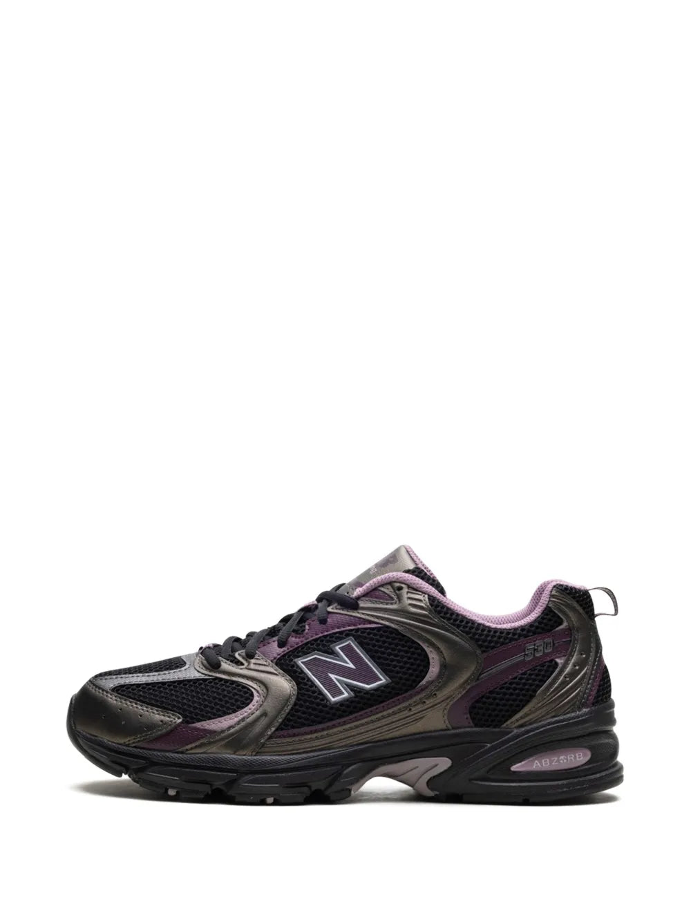 New Balance 530 Black/Black Metallic/Plum Brown Sneakers Grazuv Mart