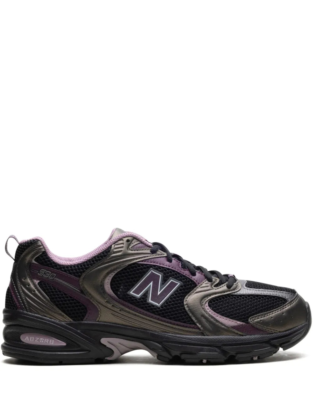 New Balance 530 Black/Black Metallic/Plum Brown Sneakers Grazuv Mart