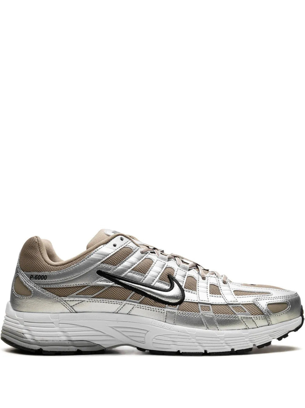 Nike P-6000 Khaki Metallic Silver Sneakers Grazuv Mart