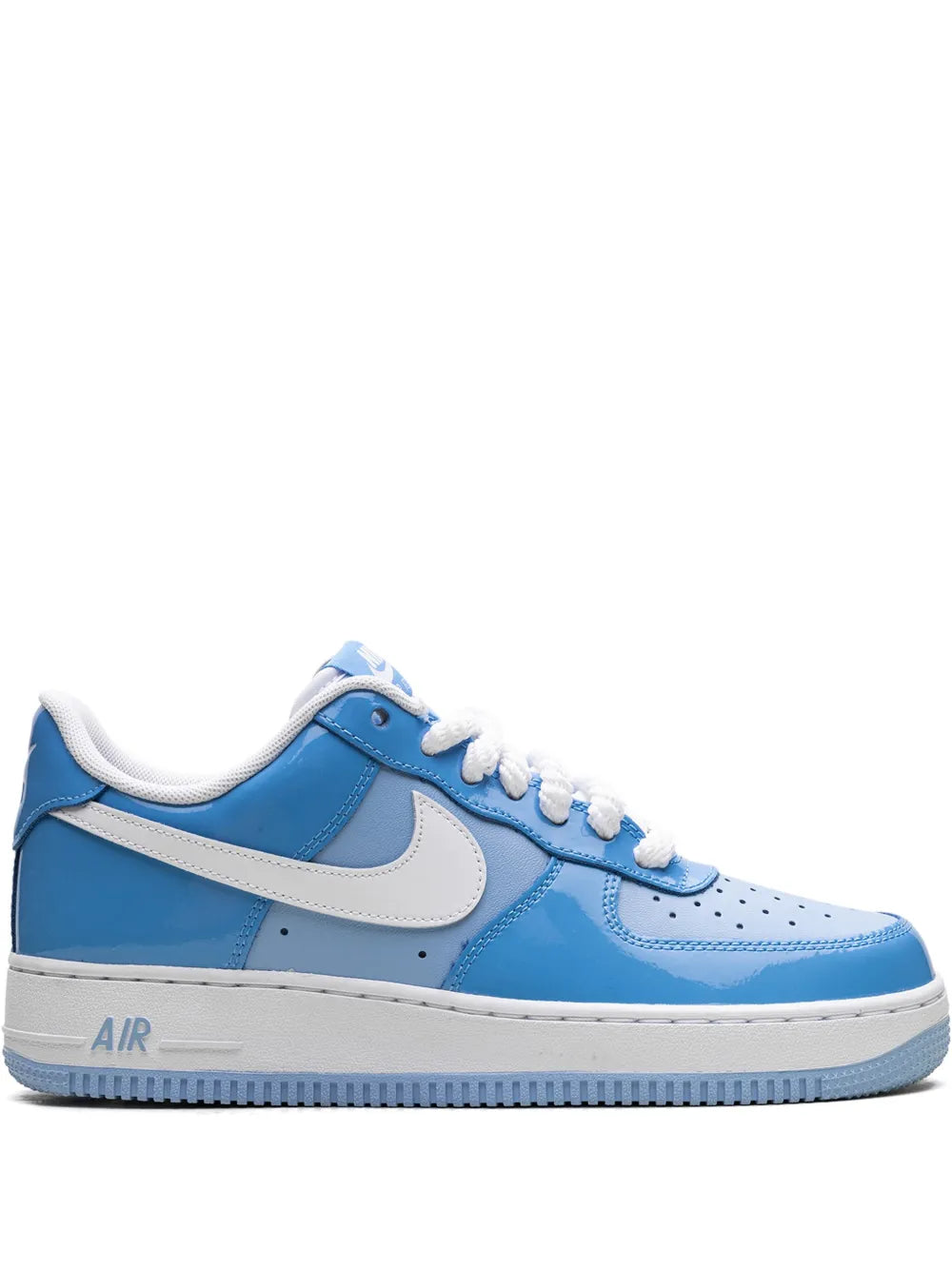 Nike Air Force 1 Low 07 Lv8 Psychic Blue/White Patent Sneakers Grazuv Mart