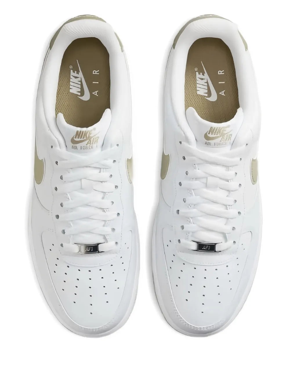 Nike Air Force 1 Low 07 White Neutral Olive Sneakers Grazuv Mart
