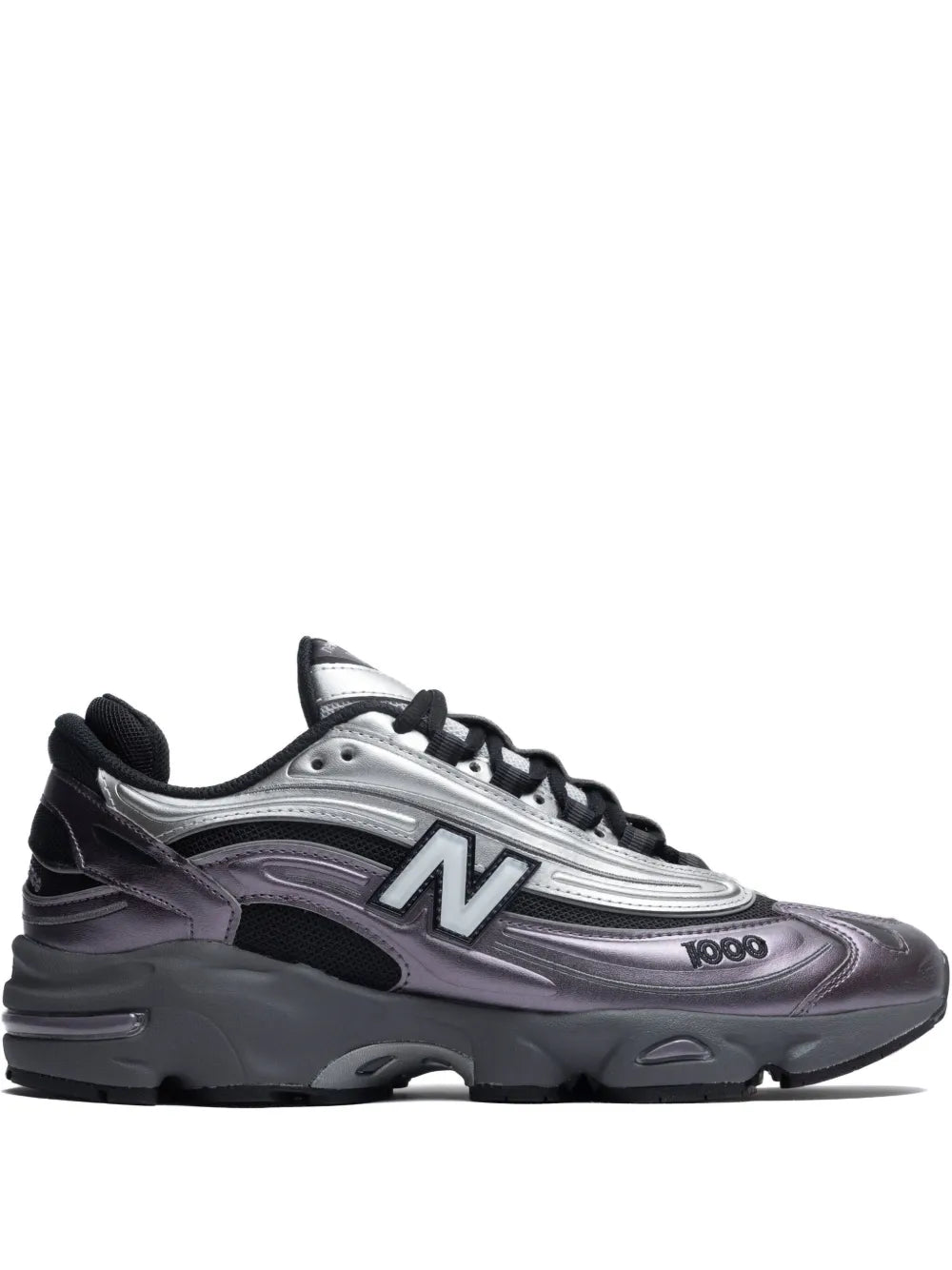 New Balance M1000 Dark Ice Wine/Grey/Metallic Sneakers Grazuv Mart