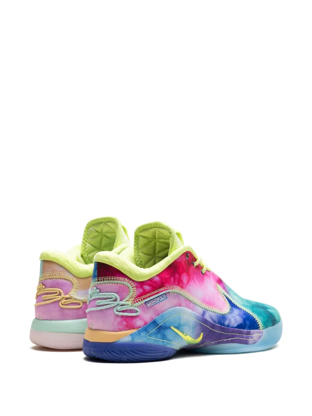 Nike Lebron Xxii What The Monopoly Tie-Dye Sneakers Grazuv Mart