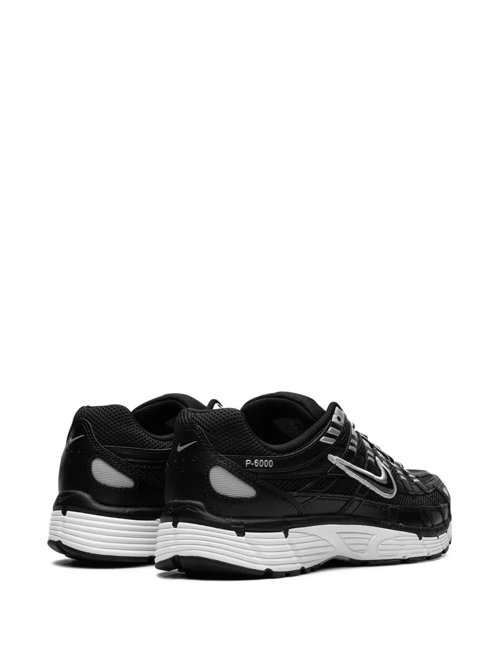 Nike P-6000 Black/White/Metallic Silver Sneakers Grazuv Mart