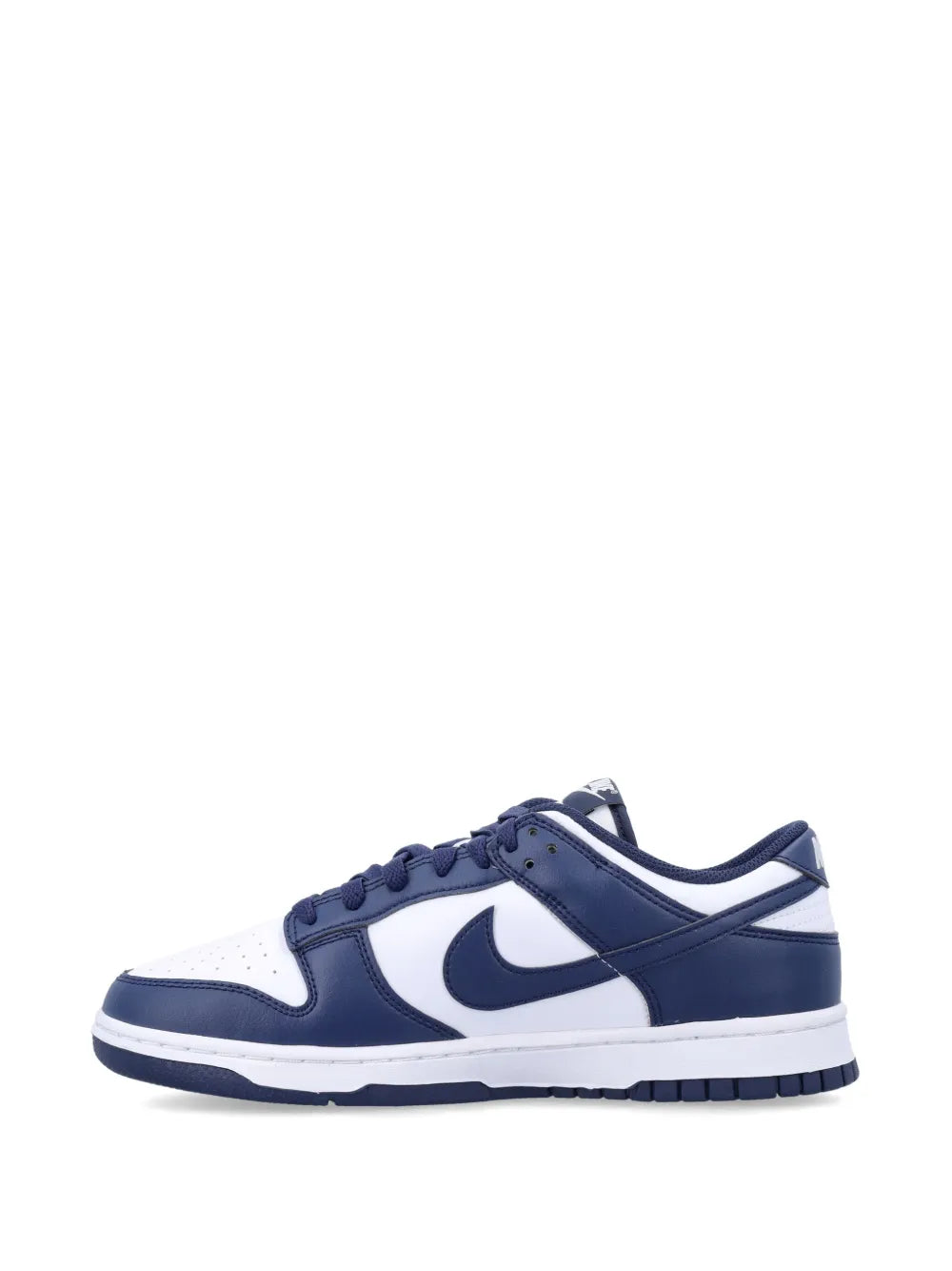 Nike Dunk Low White/Midnight Navy Sneakers Grazuv Mart