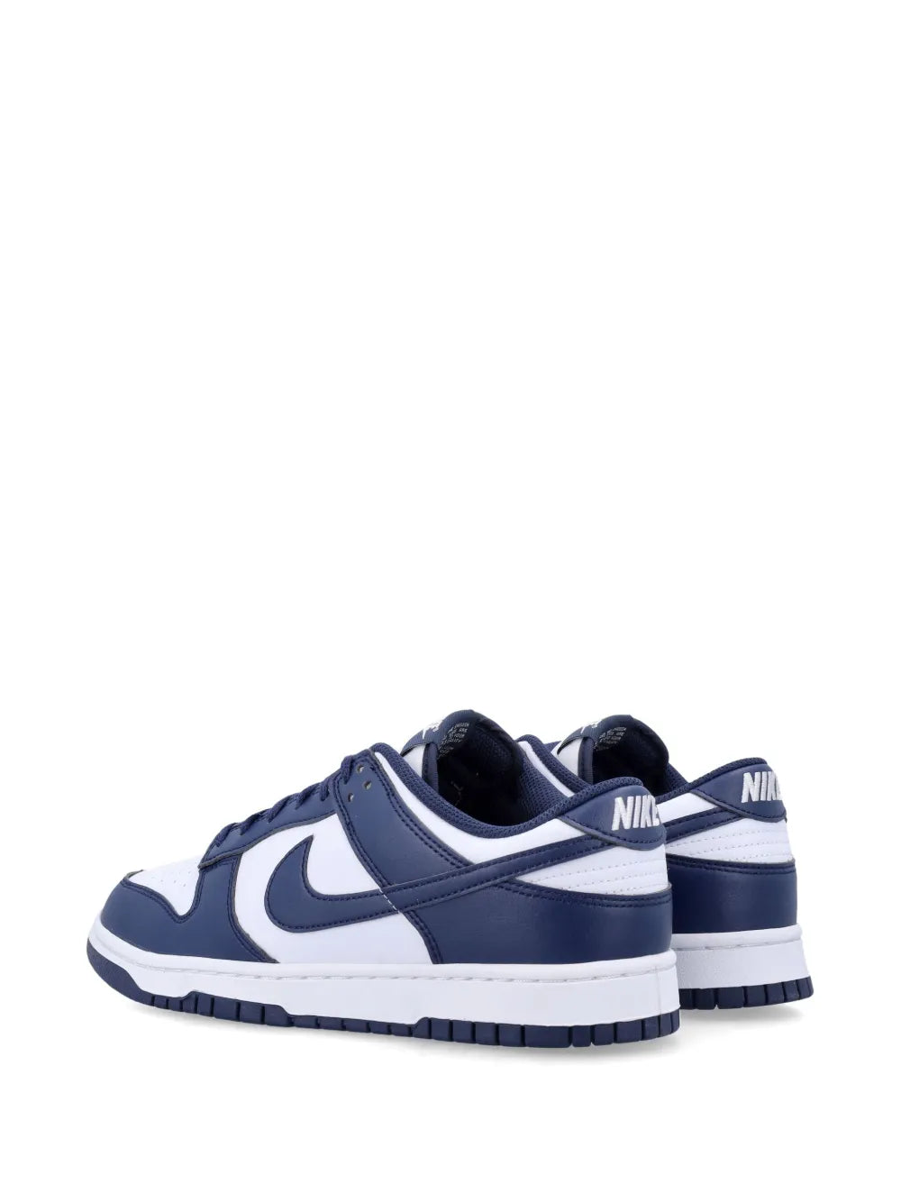 Nike Dunk Low White/Midnight Navy Sneakers Grazuv Mart