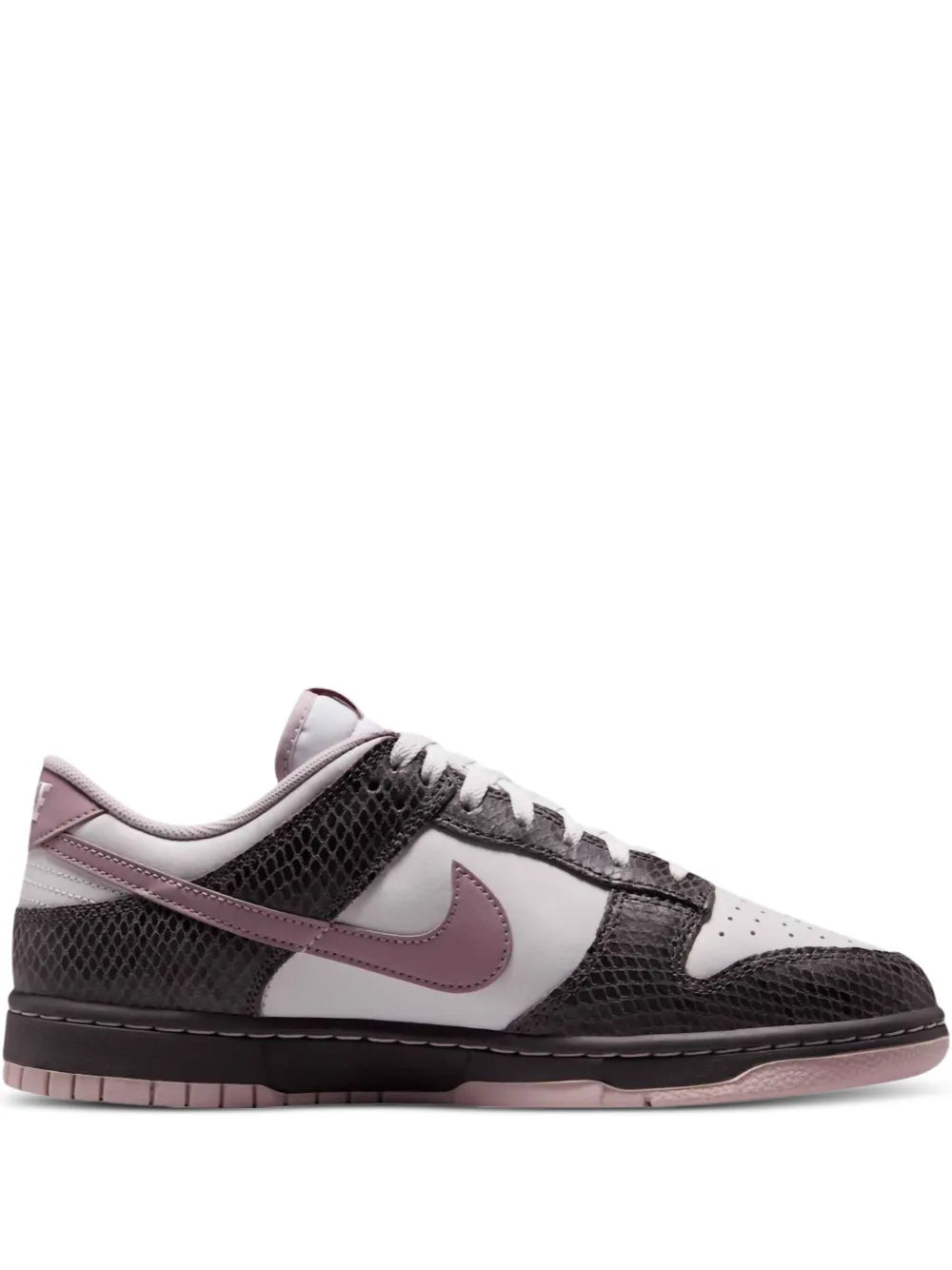 Nike Dunk Low Se Medium Ash/Violet Snakeskin Sneakers Grazuv Mart