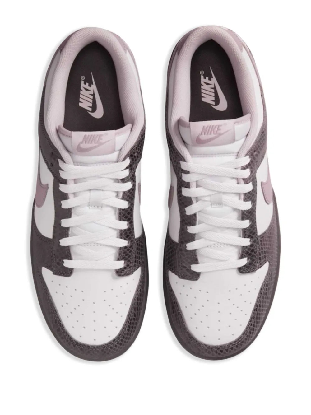 Nike Dunk Low Se Medium Ash/Violet Snakeskin Sneakers Grazuv Mart