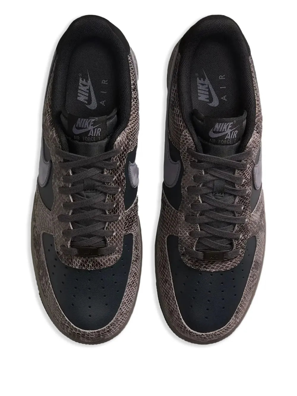 Nike Air Force 1 Low Off Noir Snakeskin Sneakers Grazuv Mart