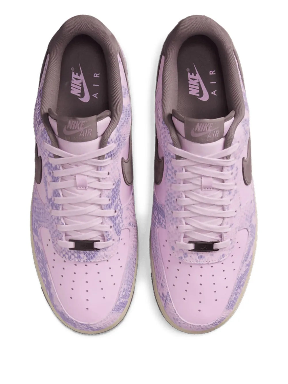 Nike Air Force 1 Low Purple Snakeskin Sneakers Grazuv Mart