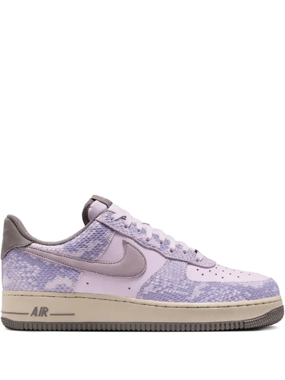 Nike Air Force 1 Low Purple Snakeskin Sneakers Grazuv Mart
