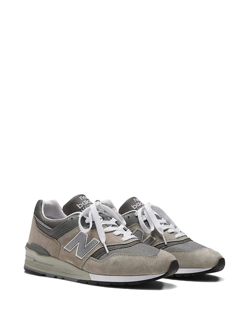 New Balance Made In Usa 997 Mesh-Panelled Suede Sneakers Grazuv Mart
