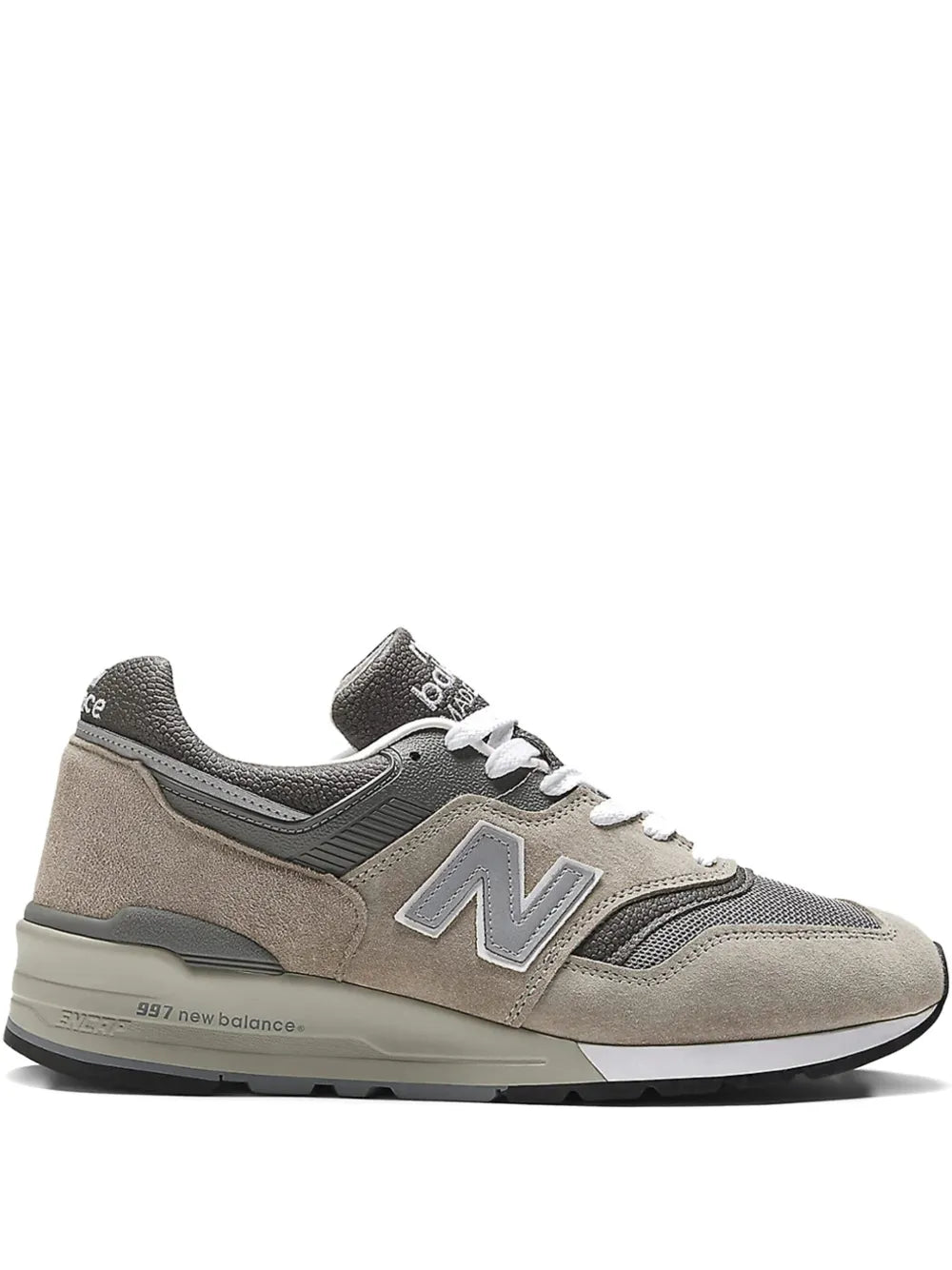 New Balance Made In Usa 997 Mesh-Panelled Suede Sneakers Grazuv Mart