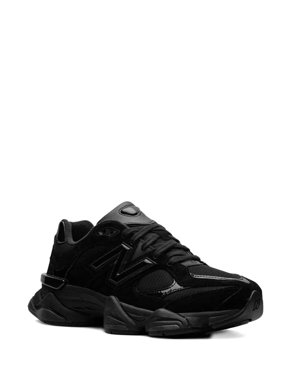 New Balance 9060 Triple Black Patent Sneakers Grazuv Mart