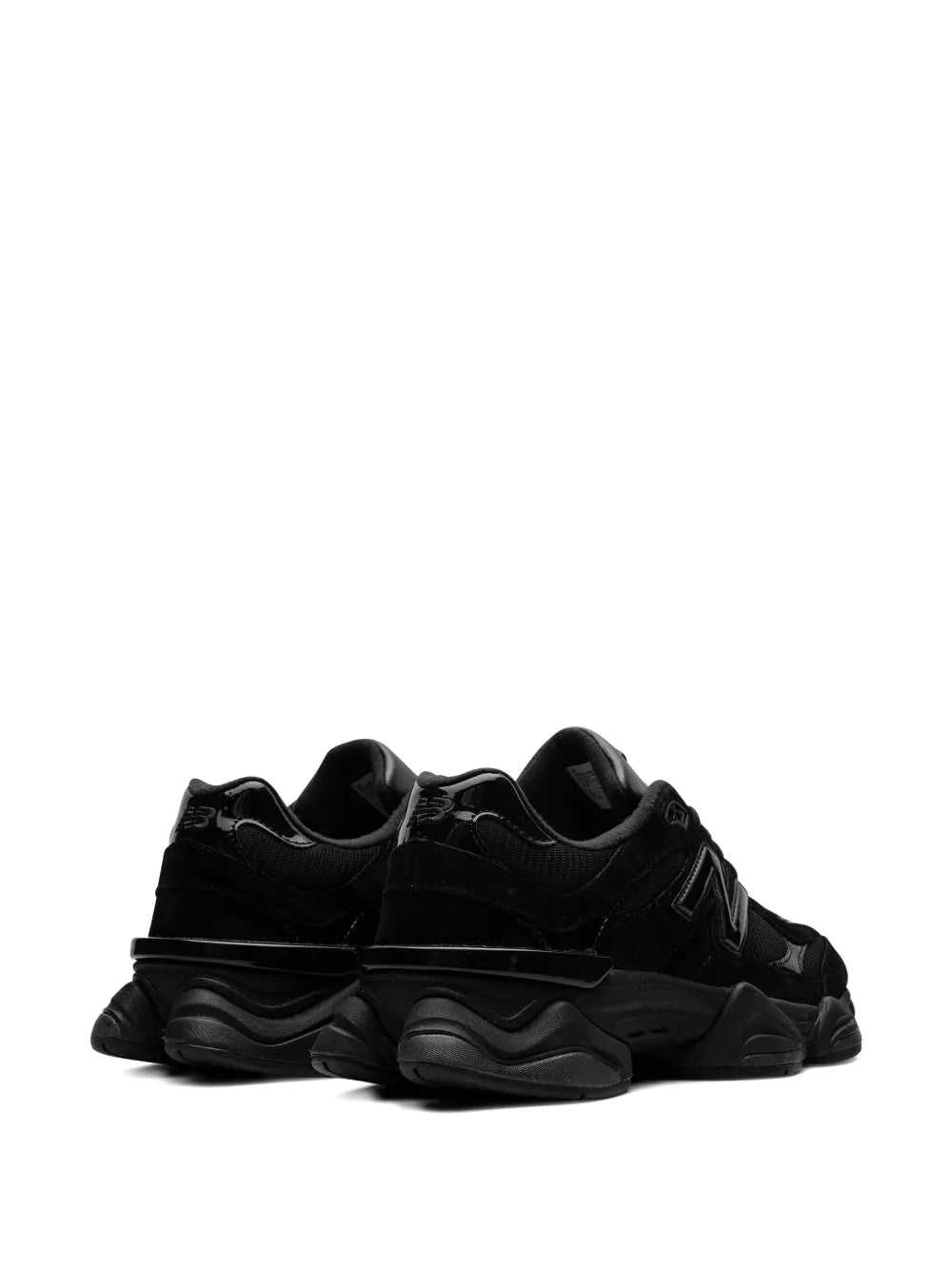 New Balance 9060 Triple Black Patent Sneakers Grazuv Mart
