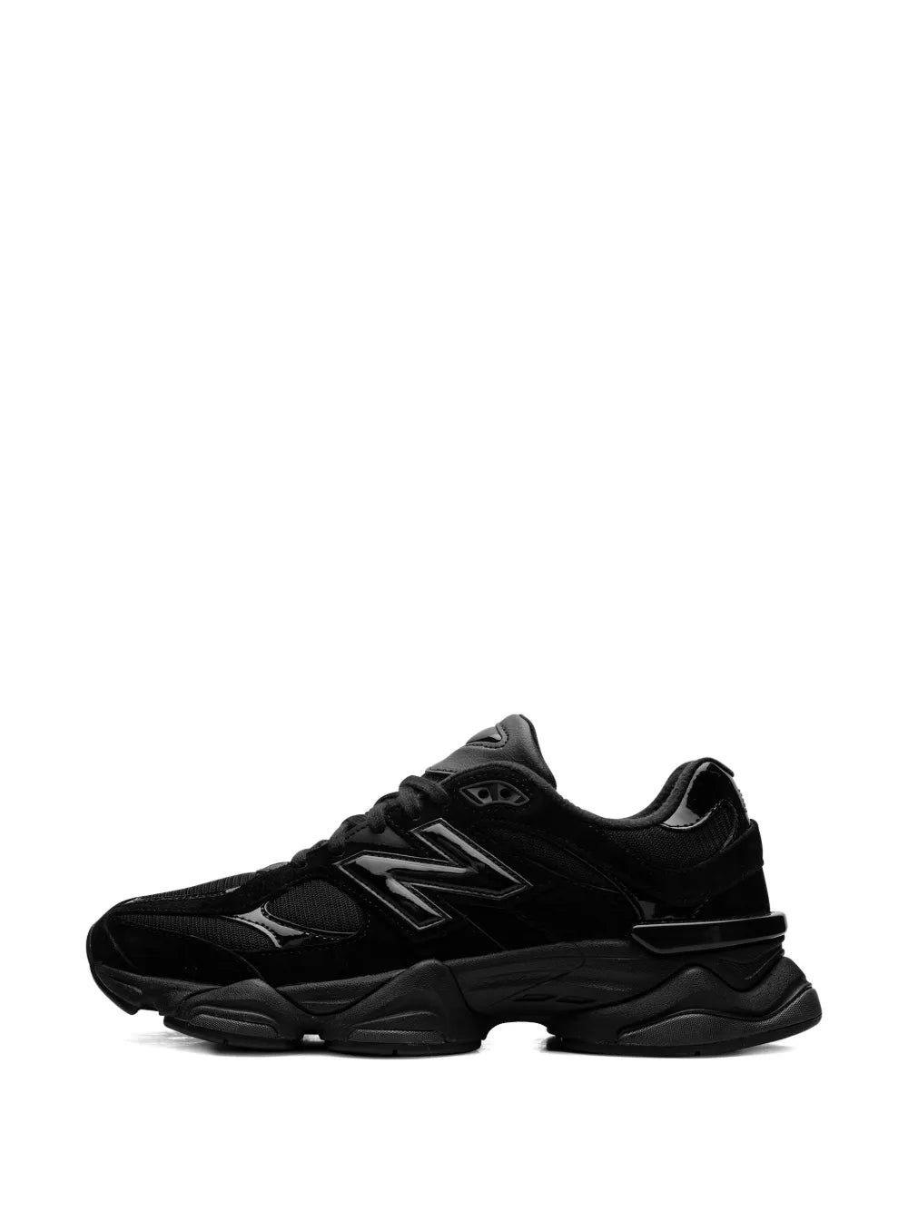 New Balance 9060 Triple Black Patent Sneakers Grazuv Mart