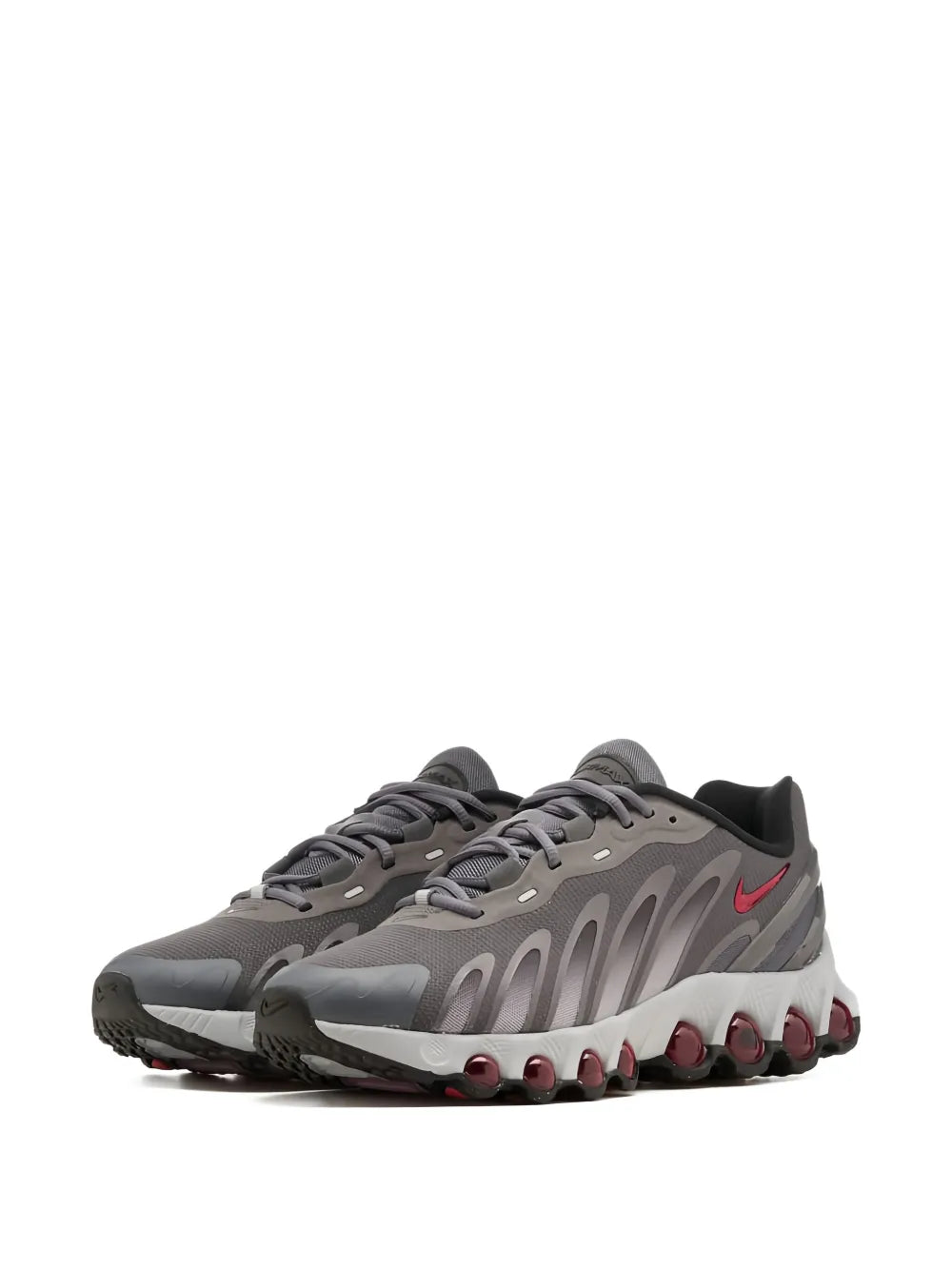 Nike Air Max Dn8 Iron Grey Bright Crimson Sneakers Grazuv Mart