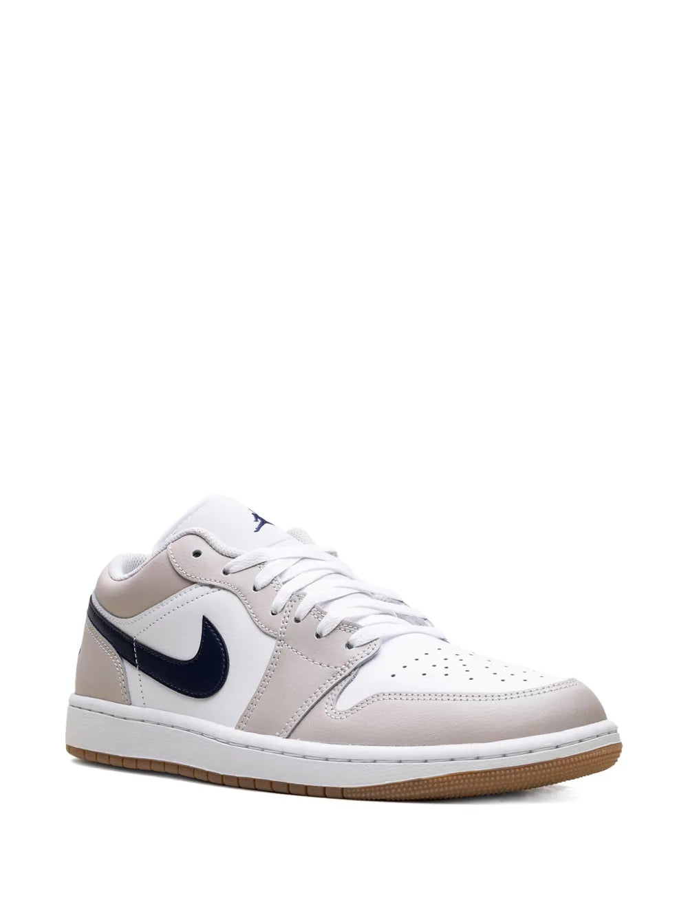 Nike Jordan 1 Low Midnight Navy/Neutral Grey Sneakers Grazuv Mart