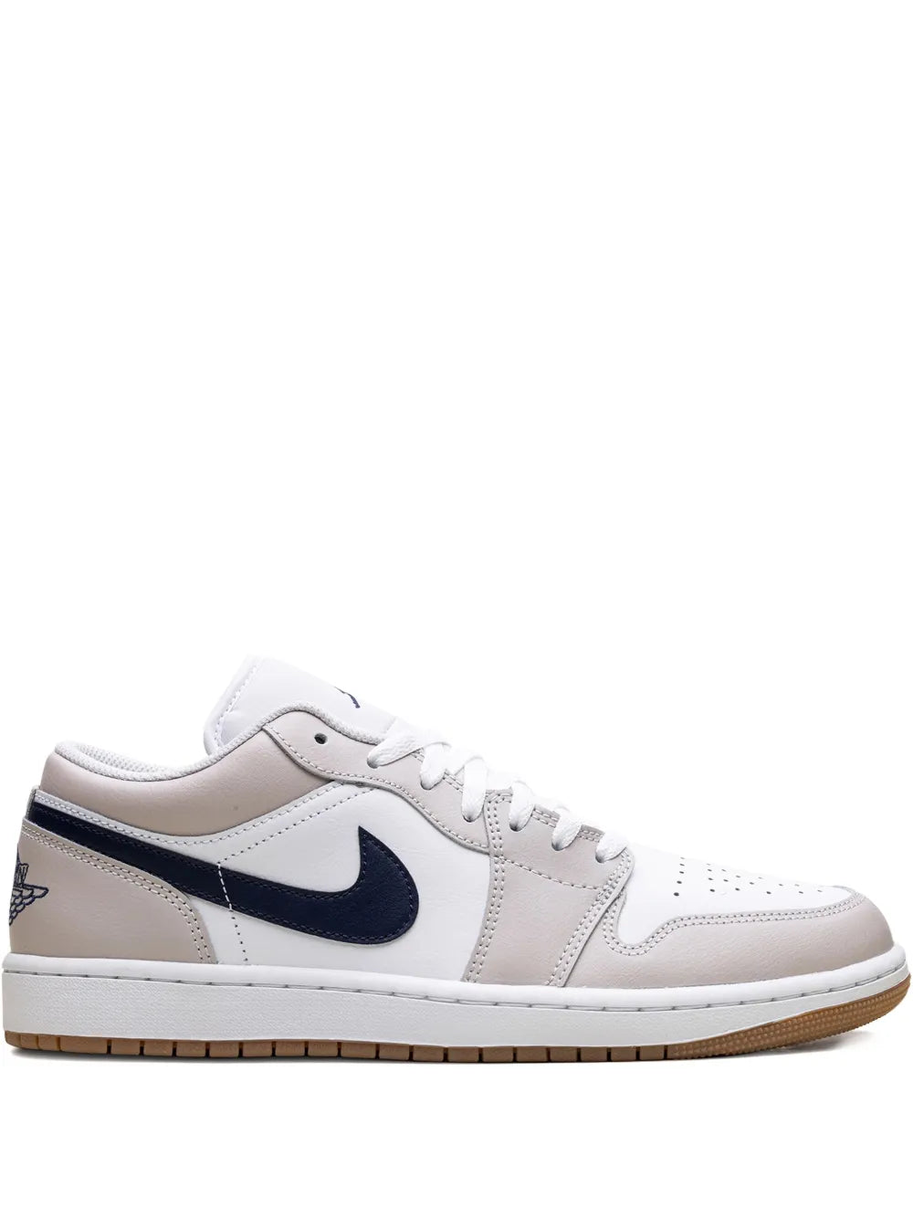 Nike Jordan 1 Low Midnight Navy/Neutral Grey Sneakers Grazuv Mart