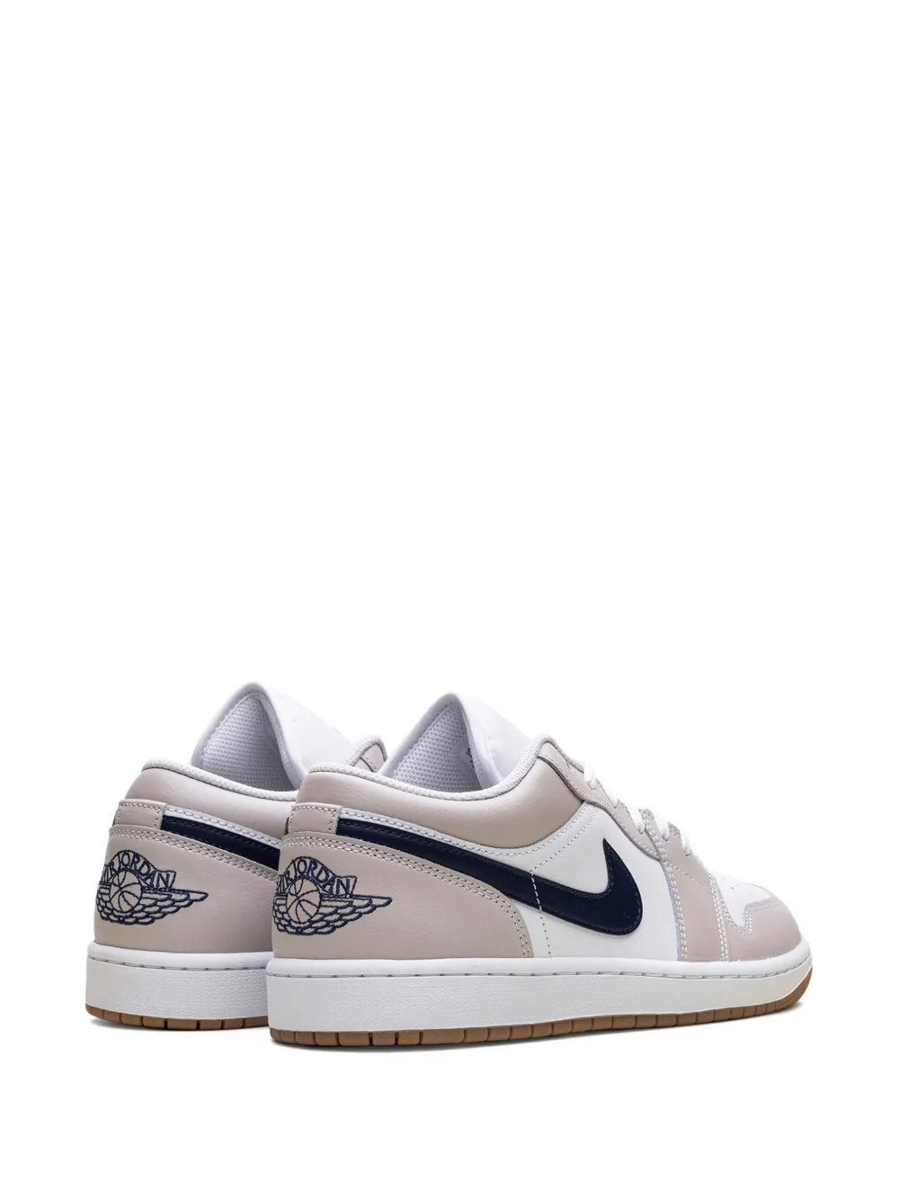 Nike Jordan 1 Low Midnight Navy/Neutral Grey Sneakers Grazuv Mart