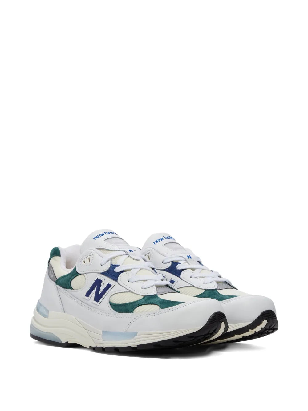 New Balance 992 Made In Usa - White Marsh Green Sneakers Grazuv Mart