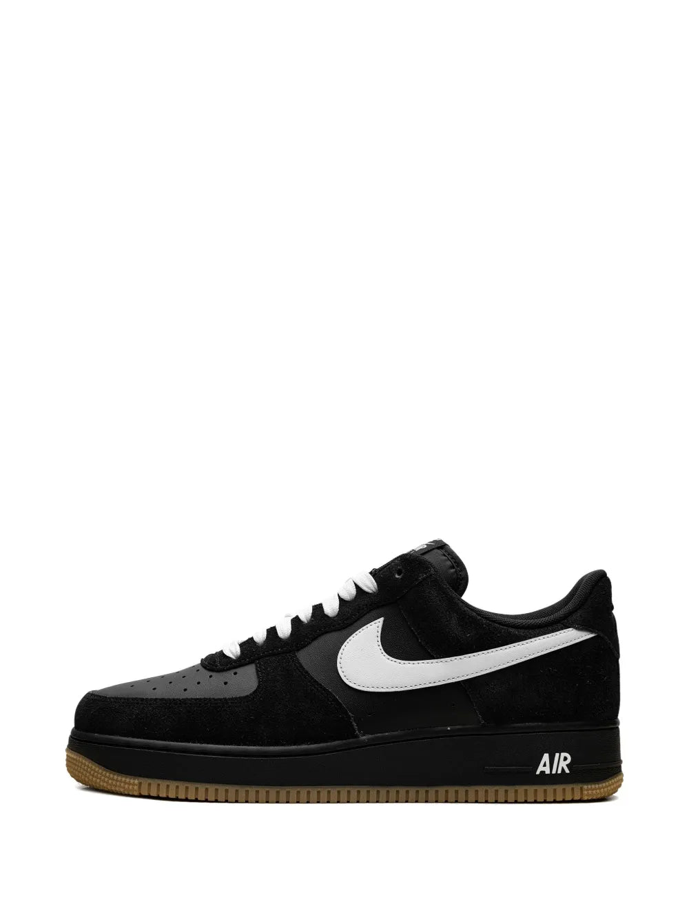 Nike Air Force 1 Low Sk8 Black/White-Gum/Light Brown Sneakers.