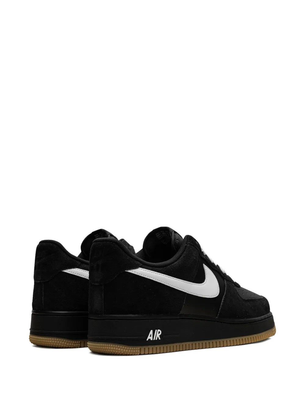 Nike Air Force 1 Low Sk8 Black/White-Gum/Light Brown Sneakers.