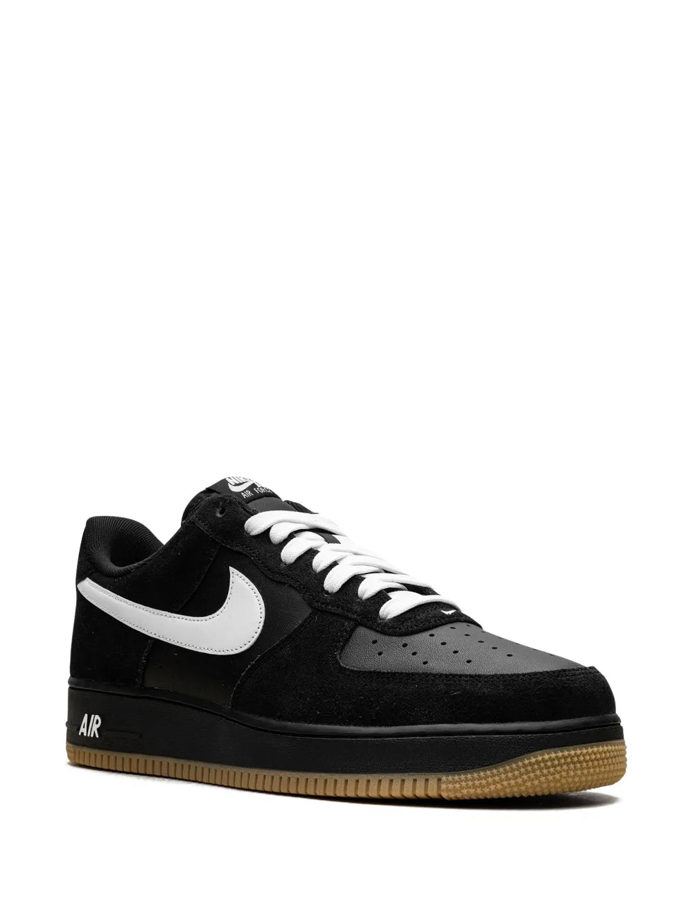 Nike Air Force 1 Low Sk8 Black/White-Gum/Light Brown Sneakers.