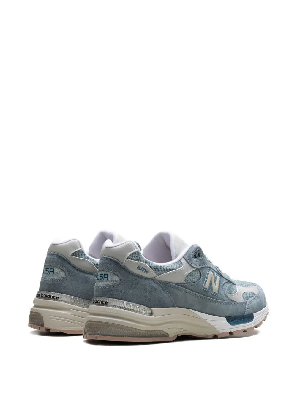 New Balance X Kith Osaka 992 Made In Usa Aegean Blue/Shadow Grey Sneakers Grazuv Mart