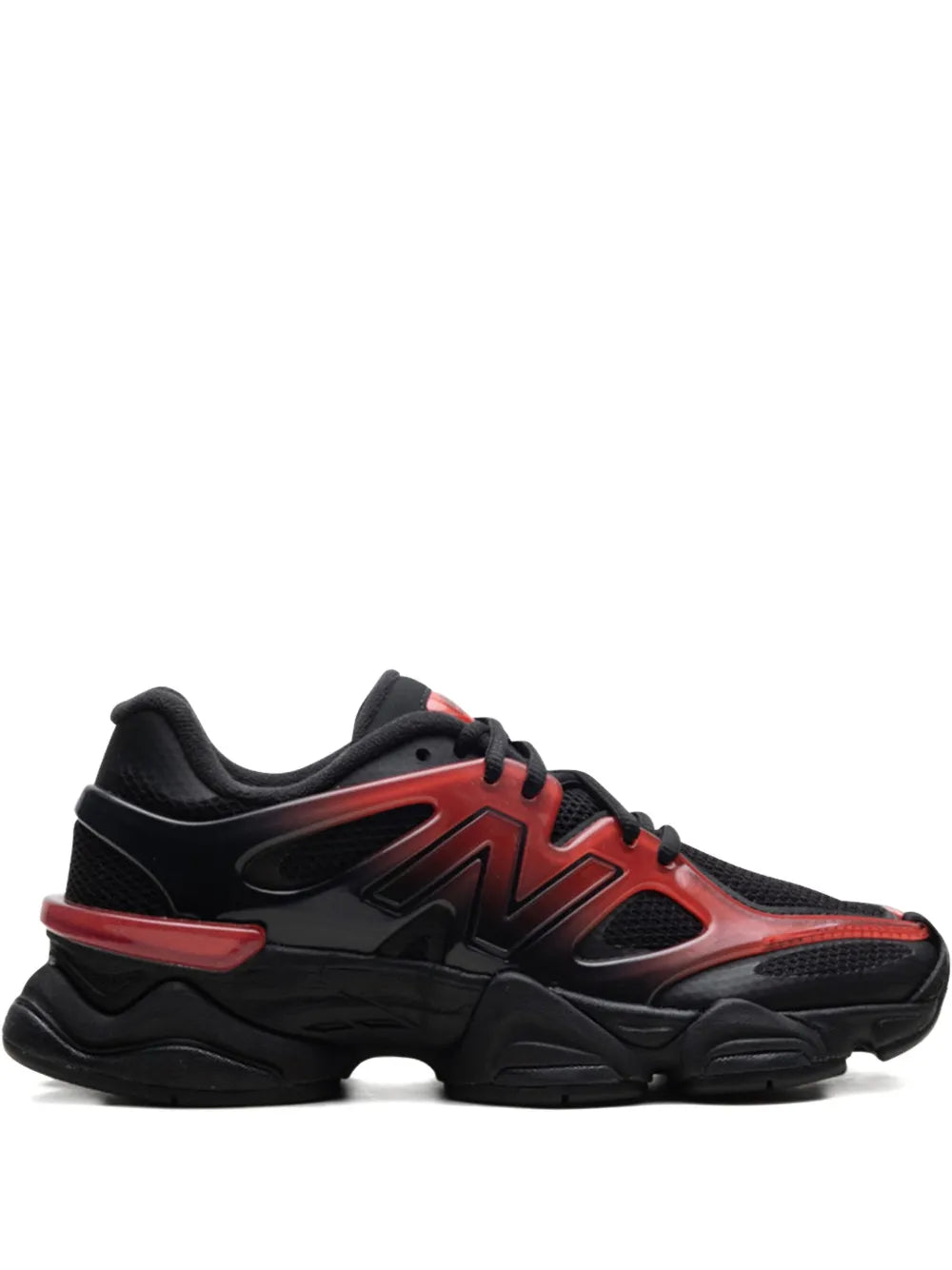 New Balance 9060 Black/Red Gradient Sneakers Grazuv Mart