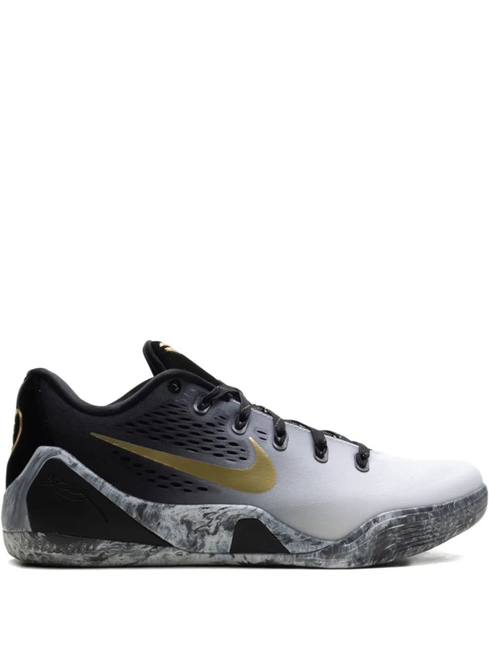 Nike Kobe 9 Elite Low Em Protro Black/Metallic Gold/Black Sneakers Grazuv Mart
