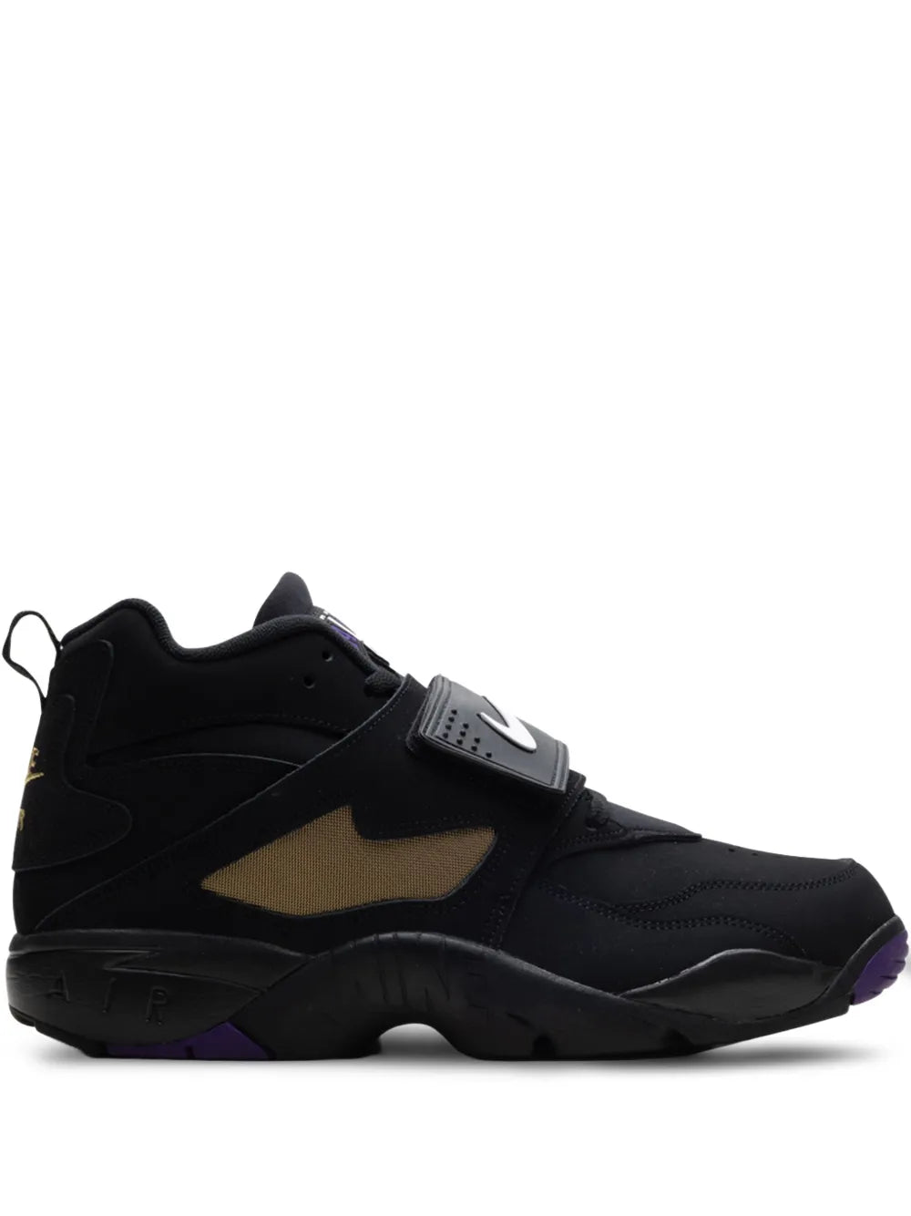 Nike Air Diamond Turf Ravens - Club Purple/Metallic Gold Sneakers Grazuv Mart