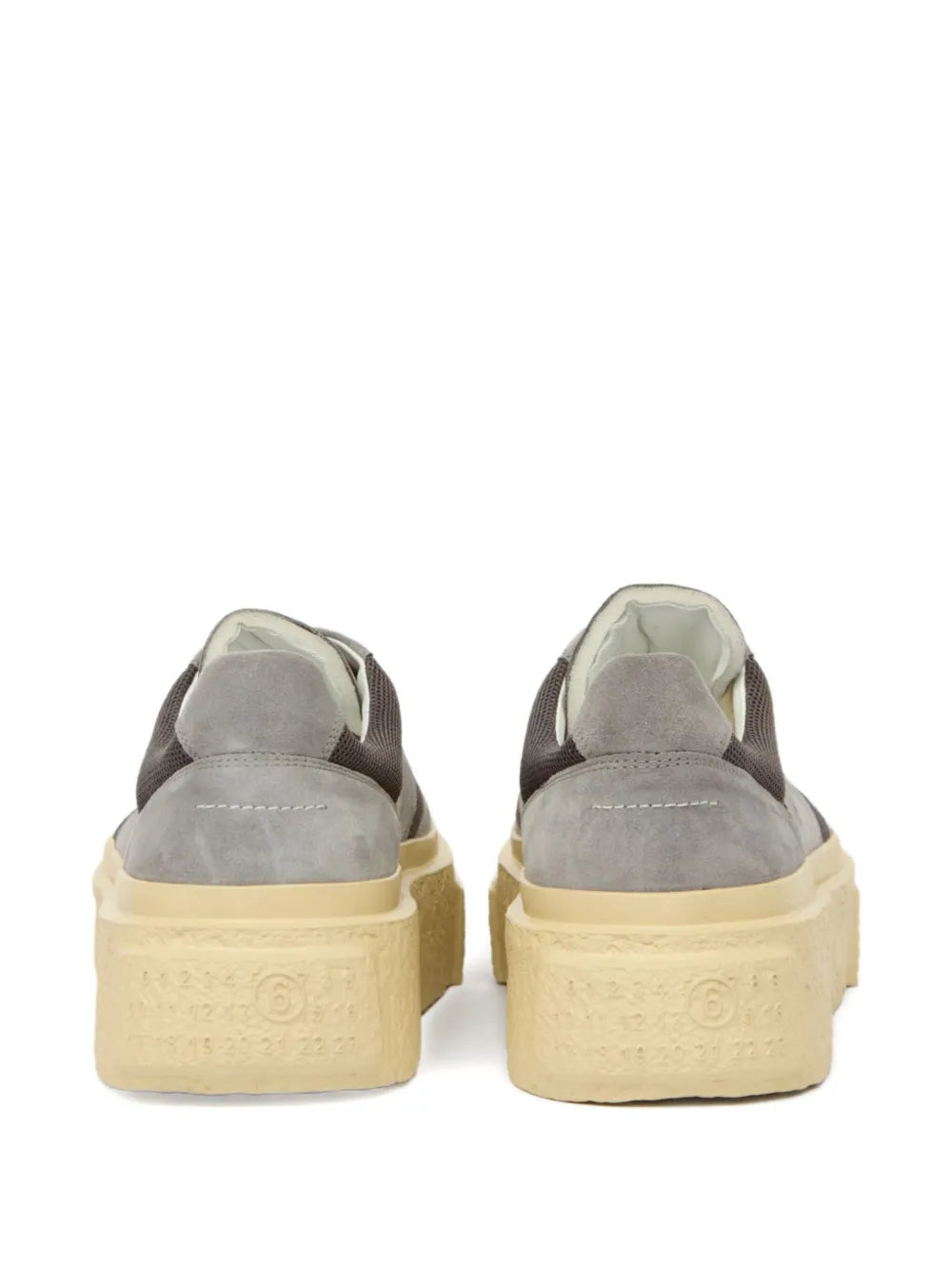 Mm6 Maison Margiela Gambetta Leather Sneakers Grazuv Mart