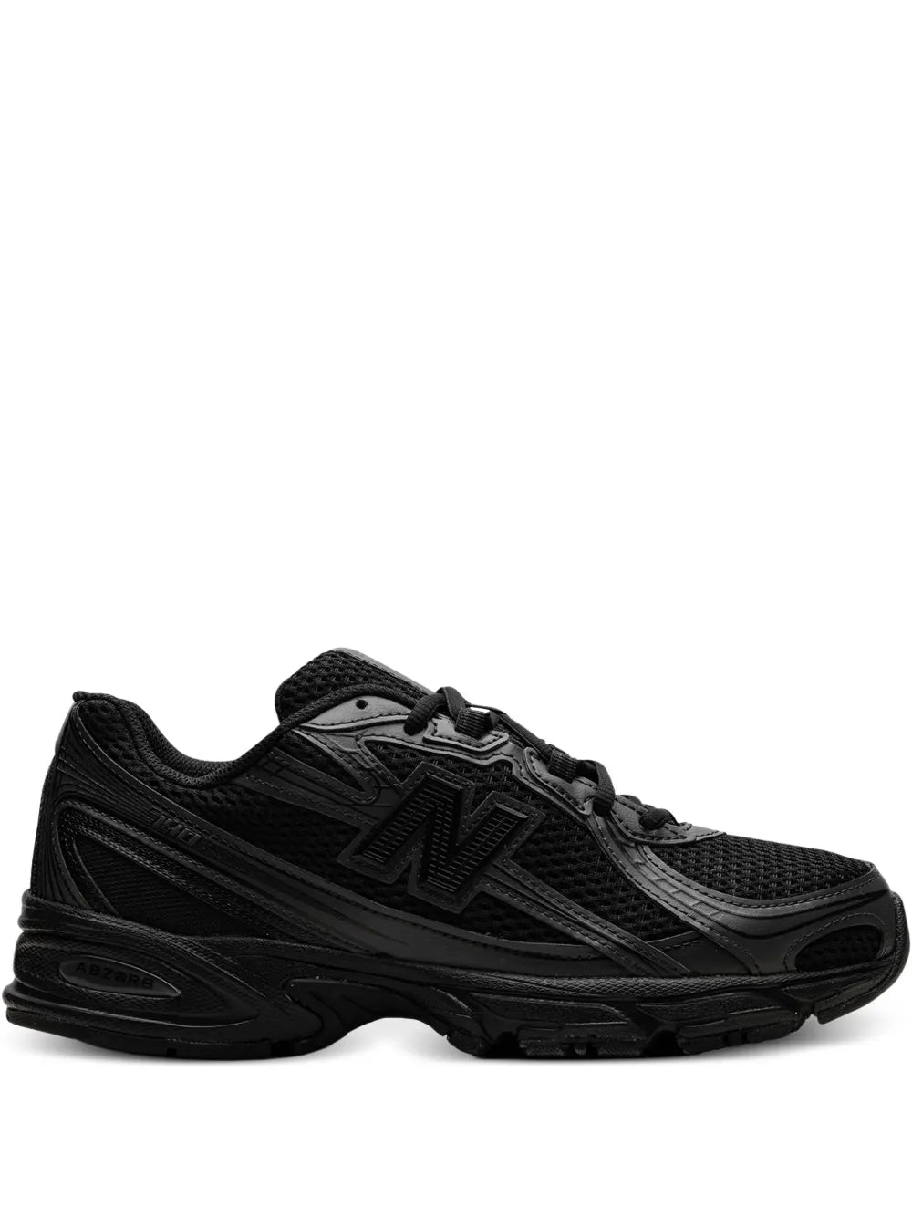 New Balance 740 Triple Black Sneakers Grazuv Mart